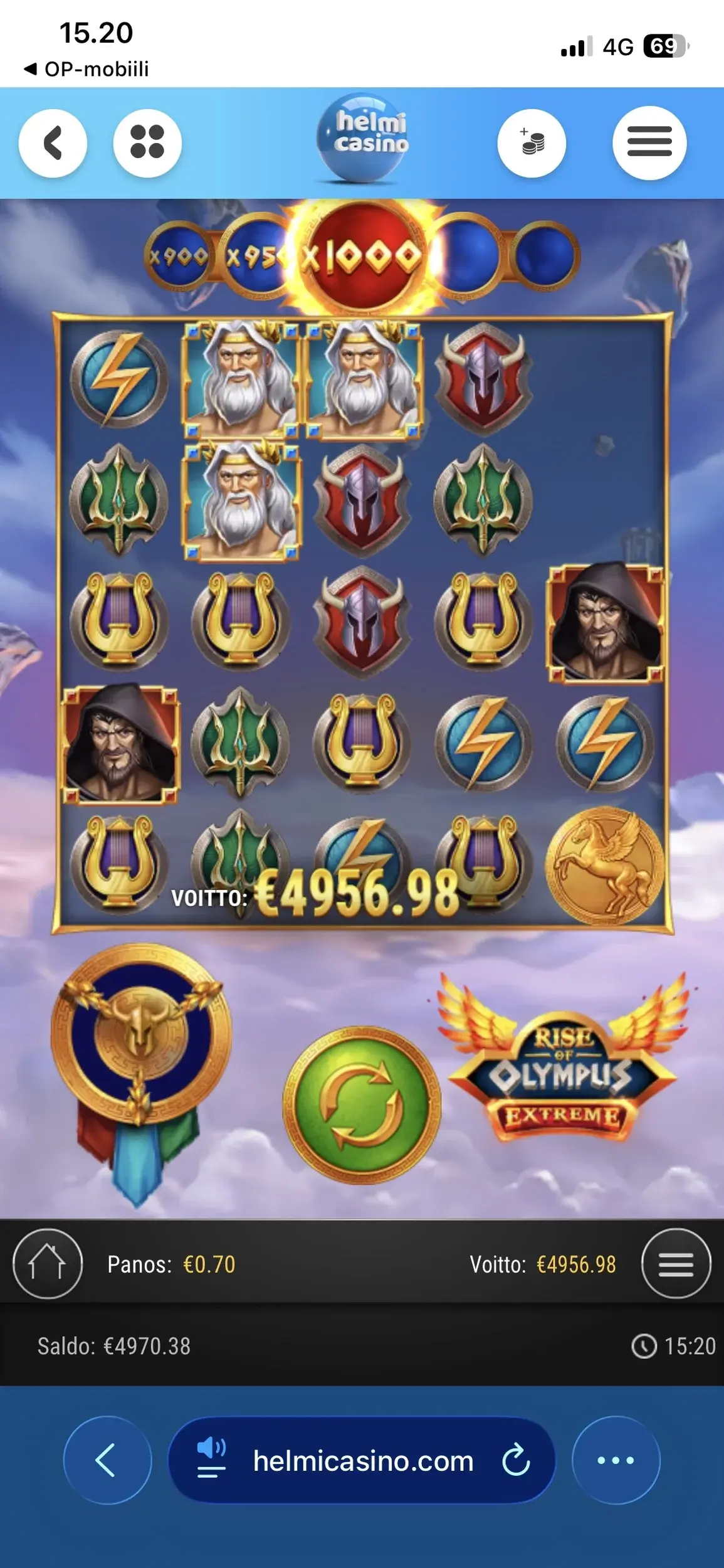Tikkari casino screenshot